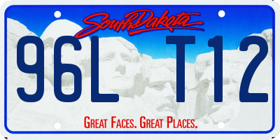 SD license plate 96LT12