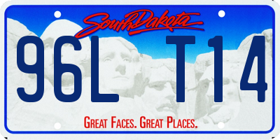 SD license plate 96LT14