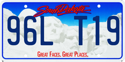 SD license plate 96LT19