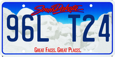 SD license plate 96LT24