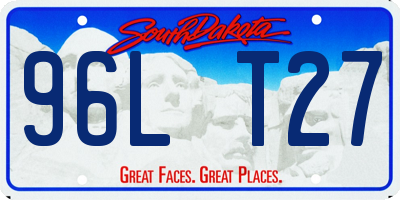 SD license plate 96LT27