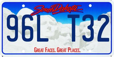 SD license plate 96LT32