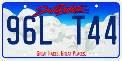 SD license plate 96LT44