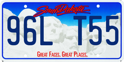 SD license plate 96LT55
