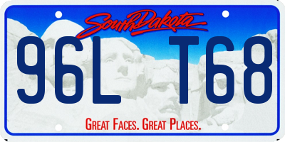 SD license plate 96LT68