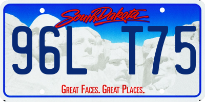 SD license plate 96LT75