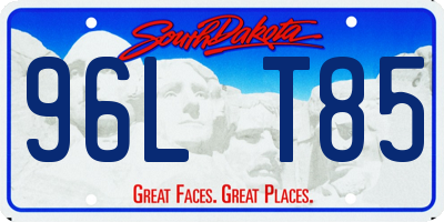 SD license plate 96LT85