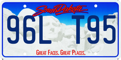 SD license plate 96LT95