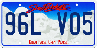 SD license plate 96LV05