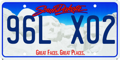 SD license plate 96LX02