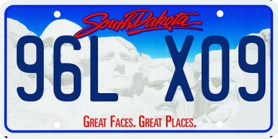 SD license plate 96LX09