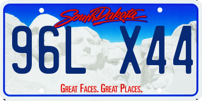 SD license plate 96LX44