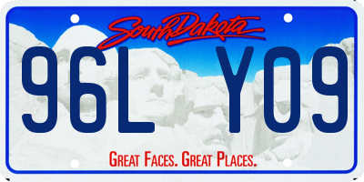 SD license plate 96LY09
