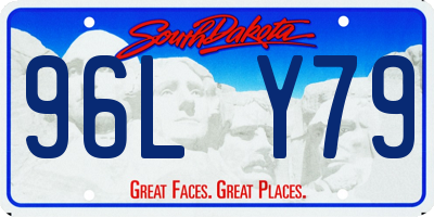 SD license plate 96LY79