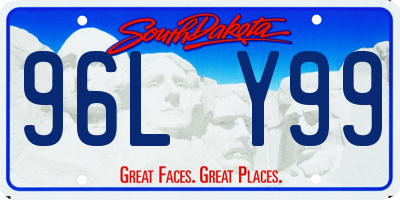 SD license plate 96LY99