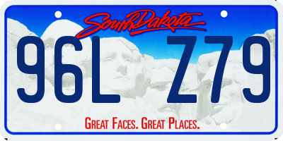 SD license plate 96LZ79