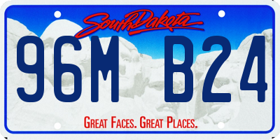SD license plate 96MB24