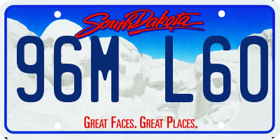 SD license plate 96ML60