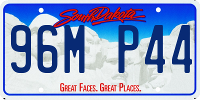 SD license plate 96MP44
