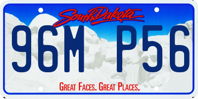 SD license plate 96MP56