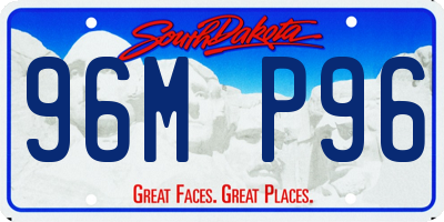 SD license plate 96MP96