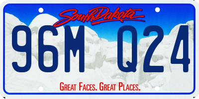 SD license plate 96MQ24