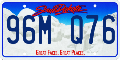 SD license plate 96MQ76