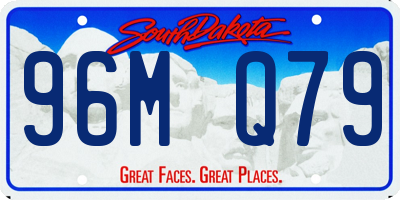 SD license plate 96MQ79