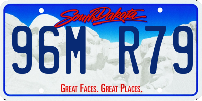SD license plate 96MR79