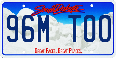 SD license plate 96MT00