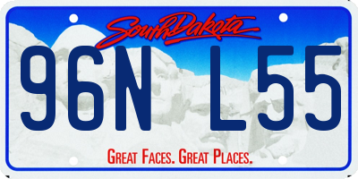 SD license plate 96NL55
