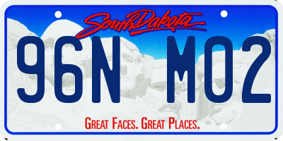 SD license plate 96NM02