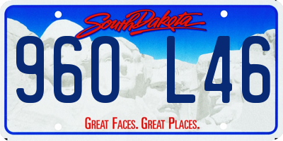 SD license plate 96OL46