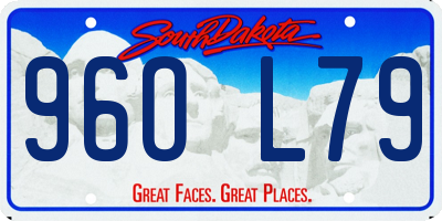 SD license plate 96OL79