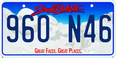 SD license plate 96ON46