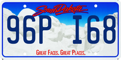 SD license plate 96PI68