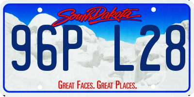 SD license plate 96PL28