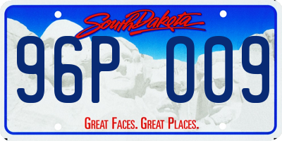 SD license plate 96PO09