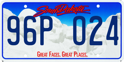 SD license plate 96PO24