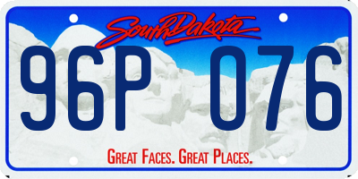 SD license plate 96PO76
