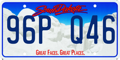 SD license plate 96PQ46