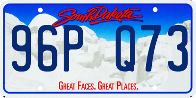 SD license plate 96PQ73