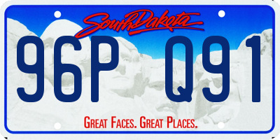 SD license plate 96PQ91