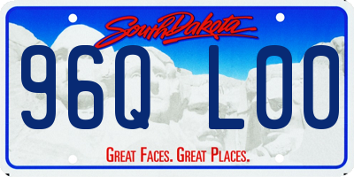 SD license plate 96QL00