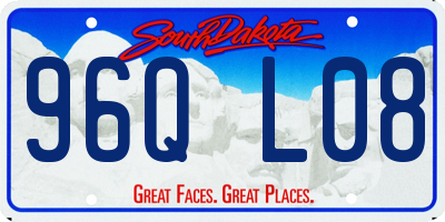 SD license plate 96QL08