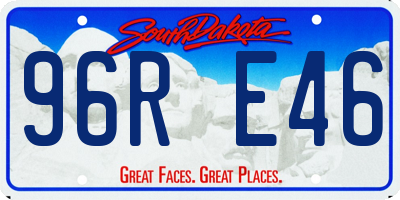 SD license plate 96RE46