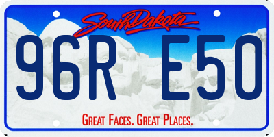 SD license plate 96RE50