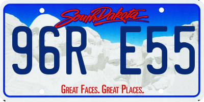 SD license plate 96RE55