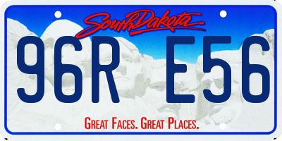 SD license plate 96RE56