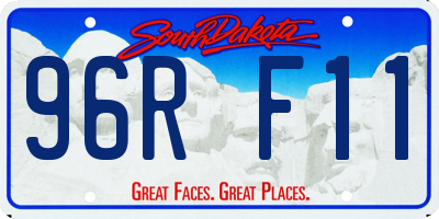 SD license plate 96RF11